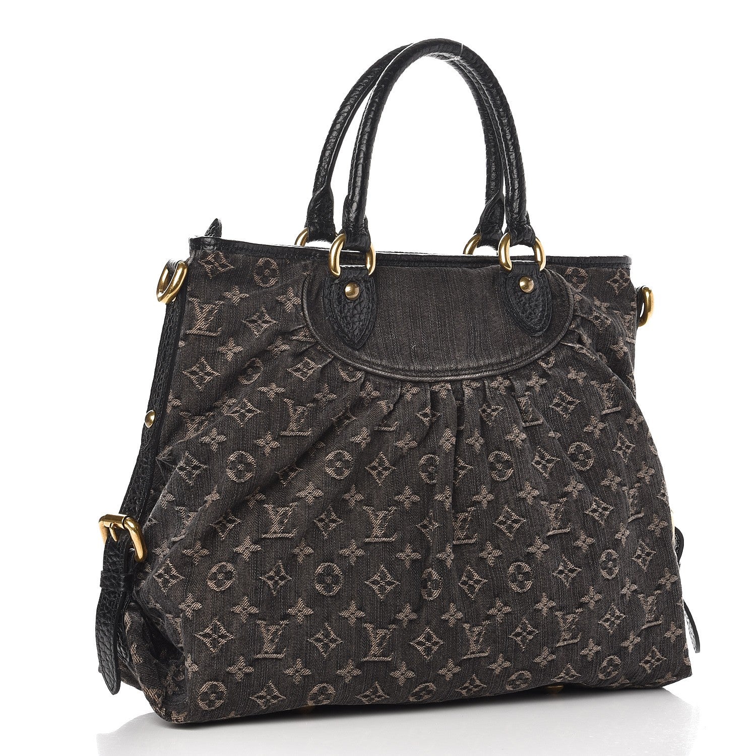 Louis Vuitton Denim Neo Cabby GM Black 3 of 9