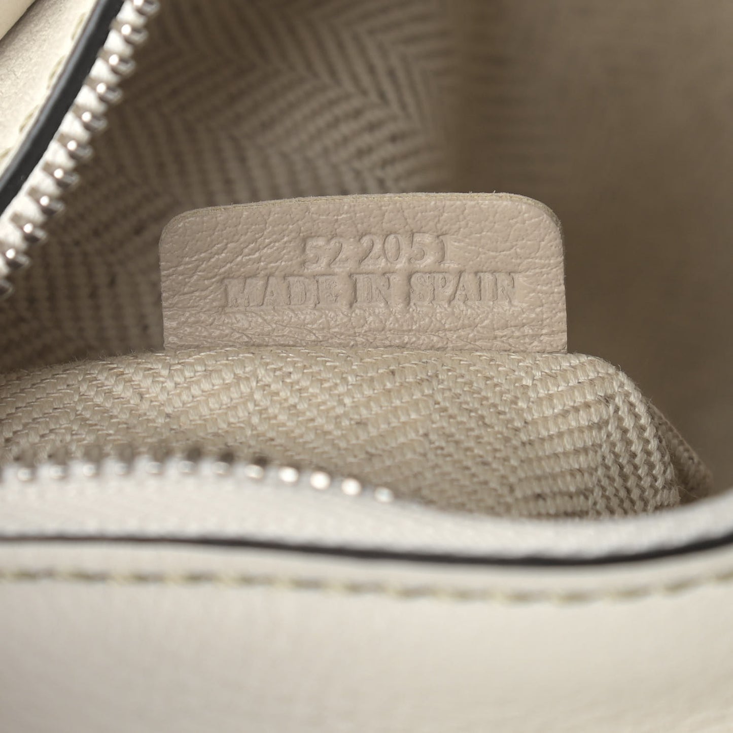 Calfskin Mini Puzzle Bag Soft White Rosemary