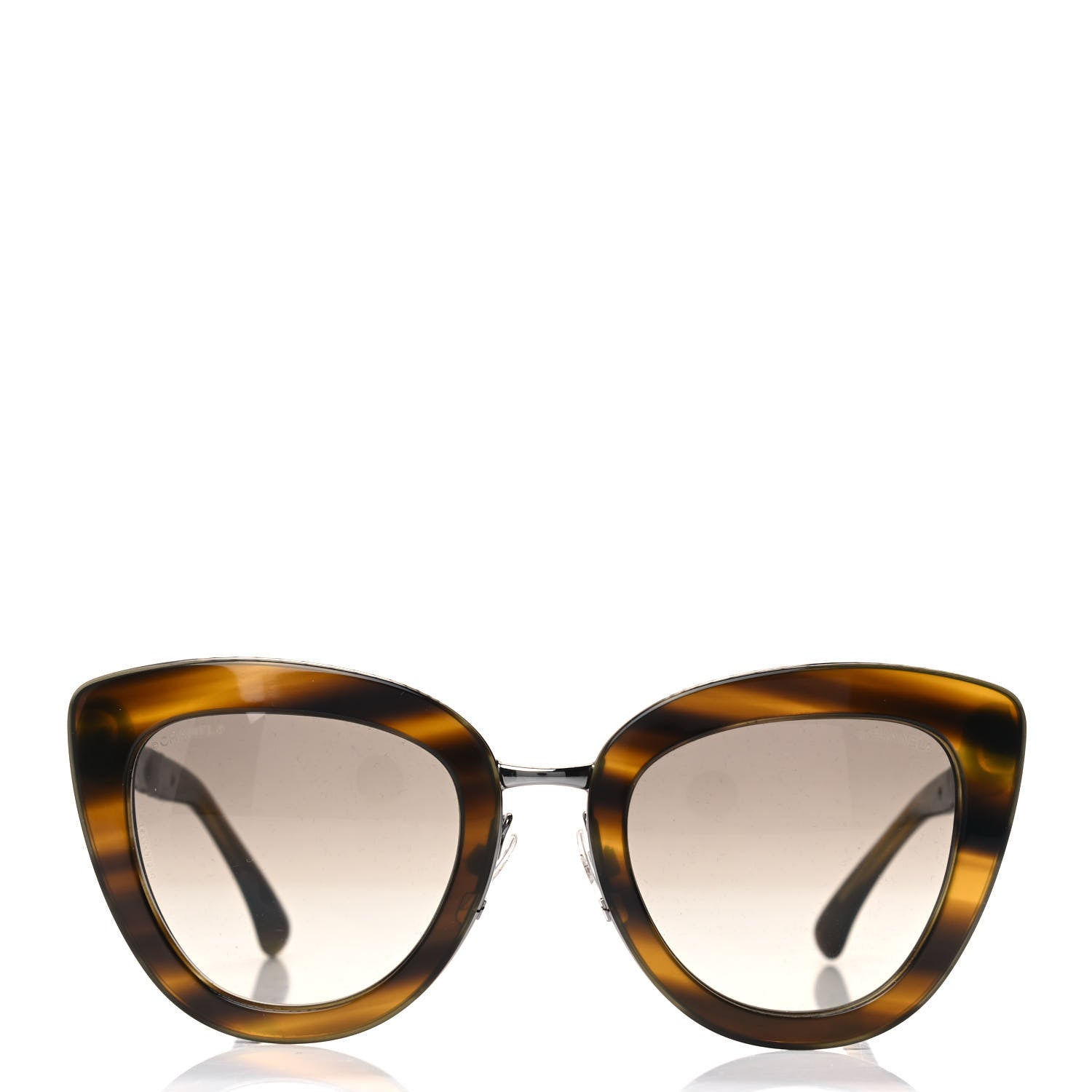 Chanel Cat Eye Quilted Sunglasses 5368 Tortoise 2 of 4