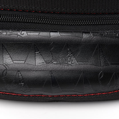 Christian Louboutin Calfskin Pyramid Embossed Parisnyc Belt Bag Black 9 of 10