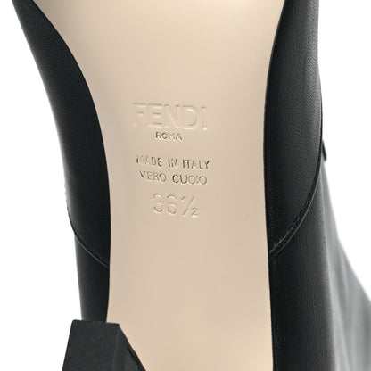 Fendi Nappa FFreedom Ankle Boots 36.5 Black 6 of 9