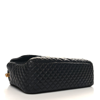 Versace Nappa Quilted Icon Shoulder Bag Black 3 of 9