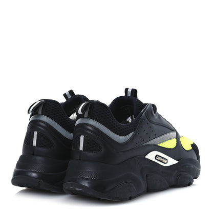 Christian Dior Technical Mesh Calfskin Mens B22 Sneakers 41 Black 5 of 11