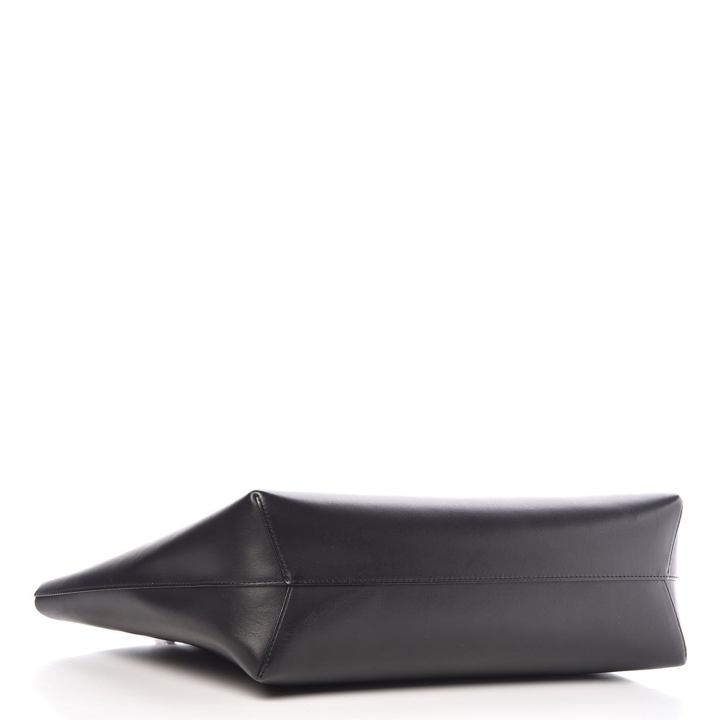 Calfskin Small Shopping Tote Black