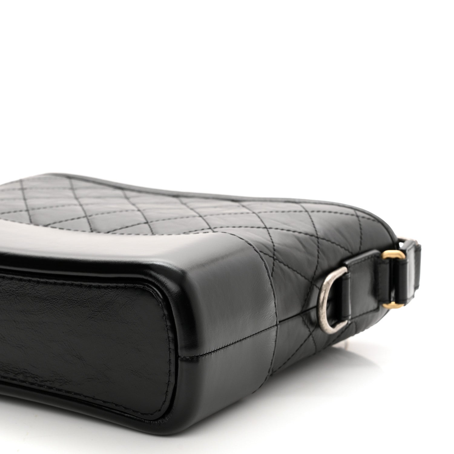 Chanel Aged Calfskin Quilted New Medium Gabrielle Hobo Black 10 of 11