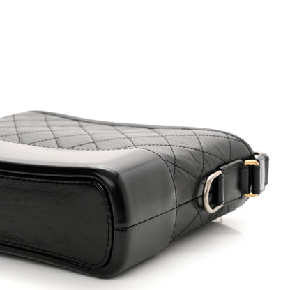 Chanel Aged Calfskin Quilted New Medium Gabrielle Hobo Black 10 of 11