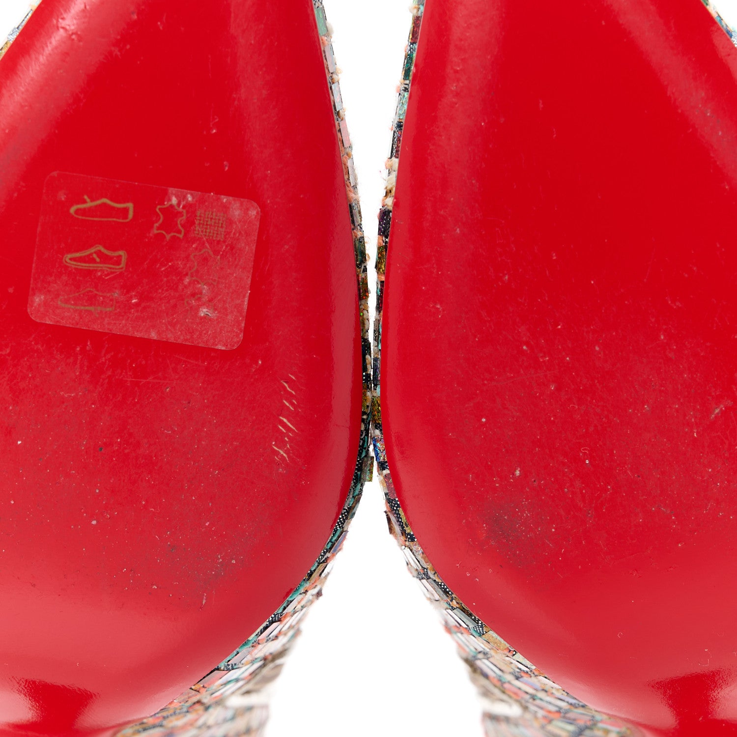 Christian Louboutin Tressage Vitraux So Kate Booty 100 Ankle Boots 38.5 Multicolor 8 of 10