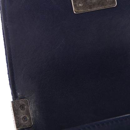 Chanel Velvet Quilted Mini Boy Flap Blue 8 of 8