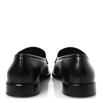 Chanel Shiny Calfskin CC Moccasins 41 Black 6 of 12