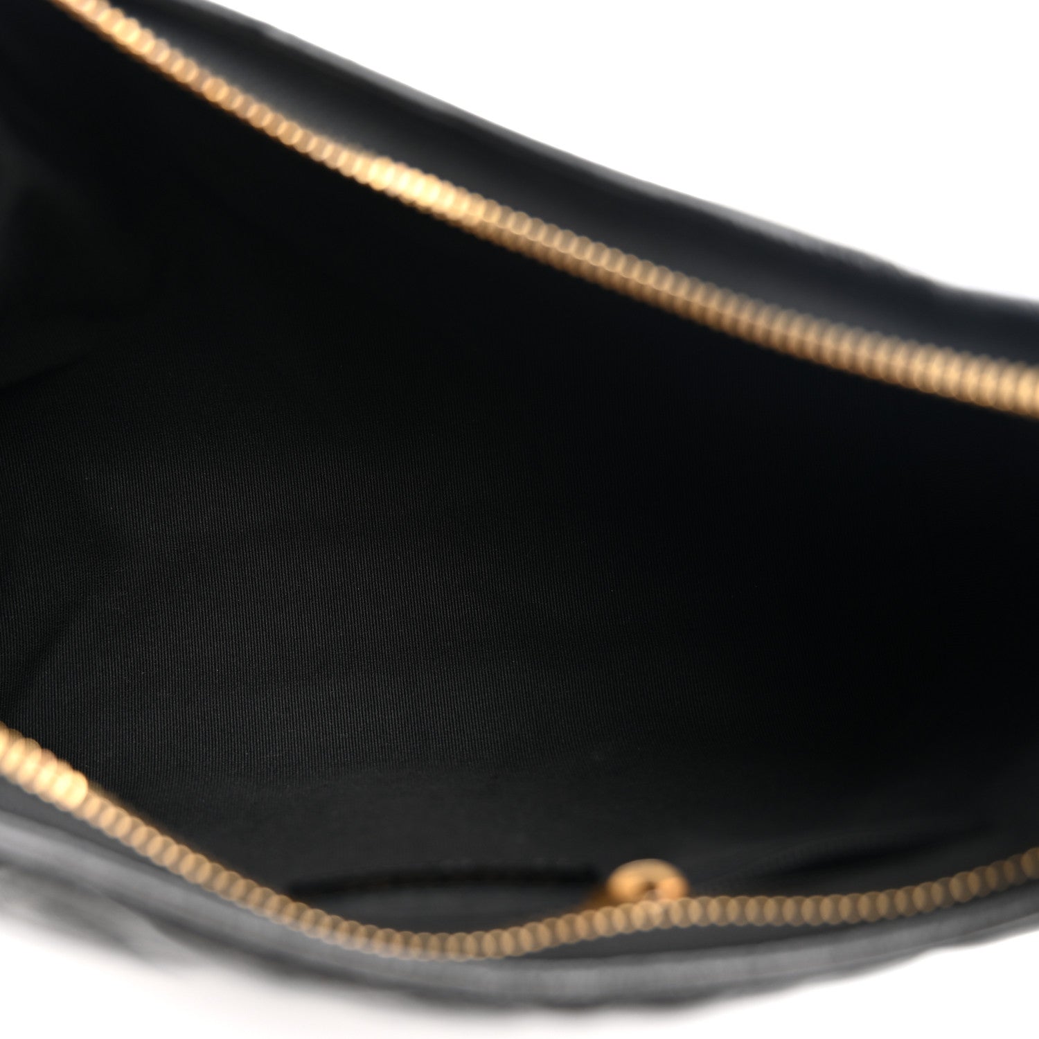 Chanel Shiny Crumpled Lambskin Quilted CC Funky Town Hobo Black 5 of 11