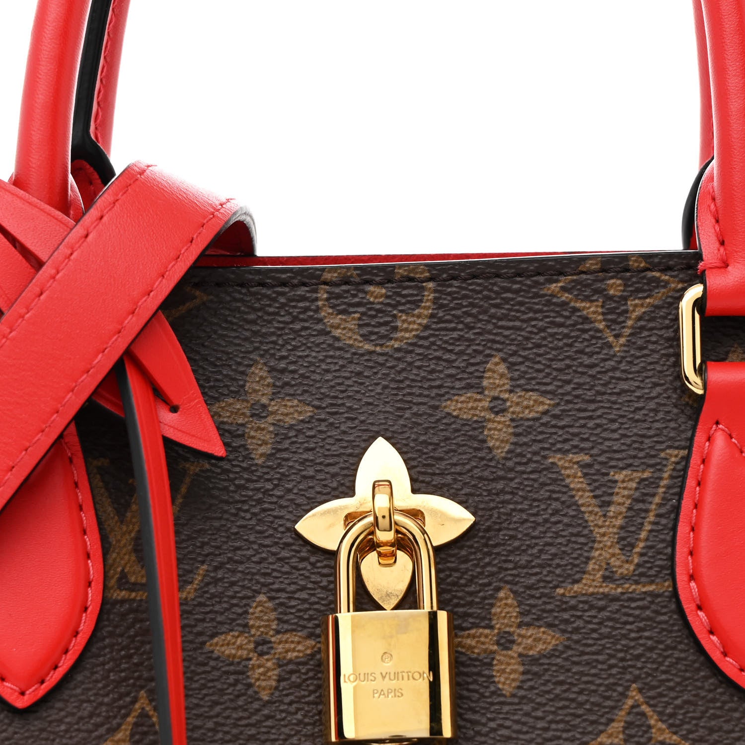 Louis Vuitton Monogram Flower Tote  Coquelicot 10 of 12