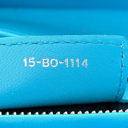 Christian Dior Lambskin Cannage Medium Lady Dior Blue 7 of 10