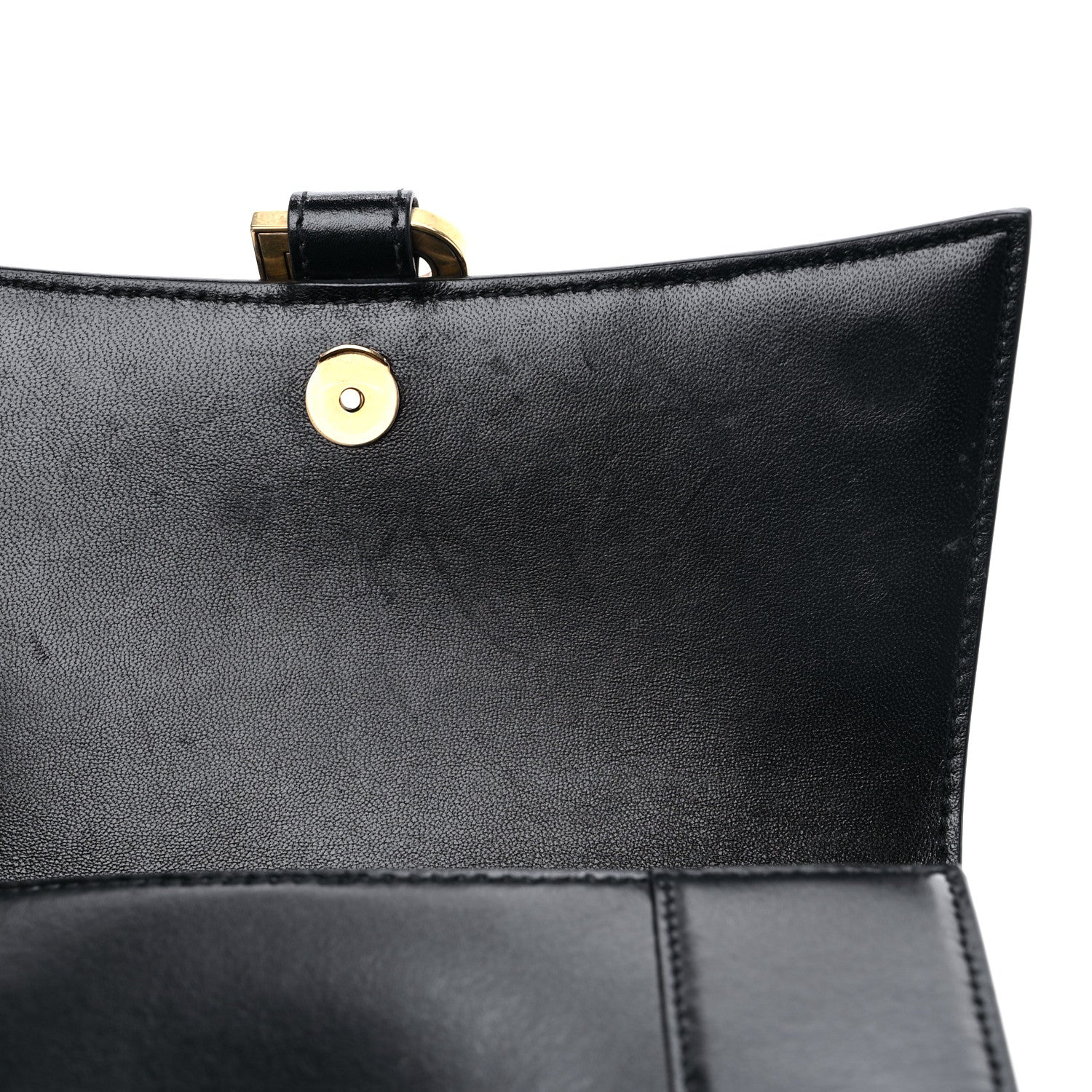 Balenciaga Shiny Box Calfskin Small Hourglass Top Handle Bag Black 13 of 16