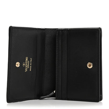 Valentino Garavani Calfskin Small VLogo Bi-Fold Wallet Black 5 of 12