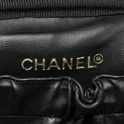 Chanel Caviar Vanity Cosmetic Case Black 6 of 9