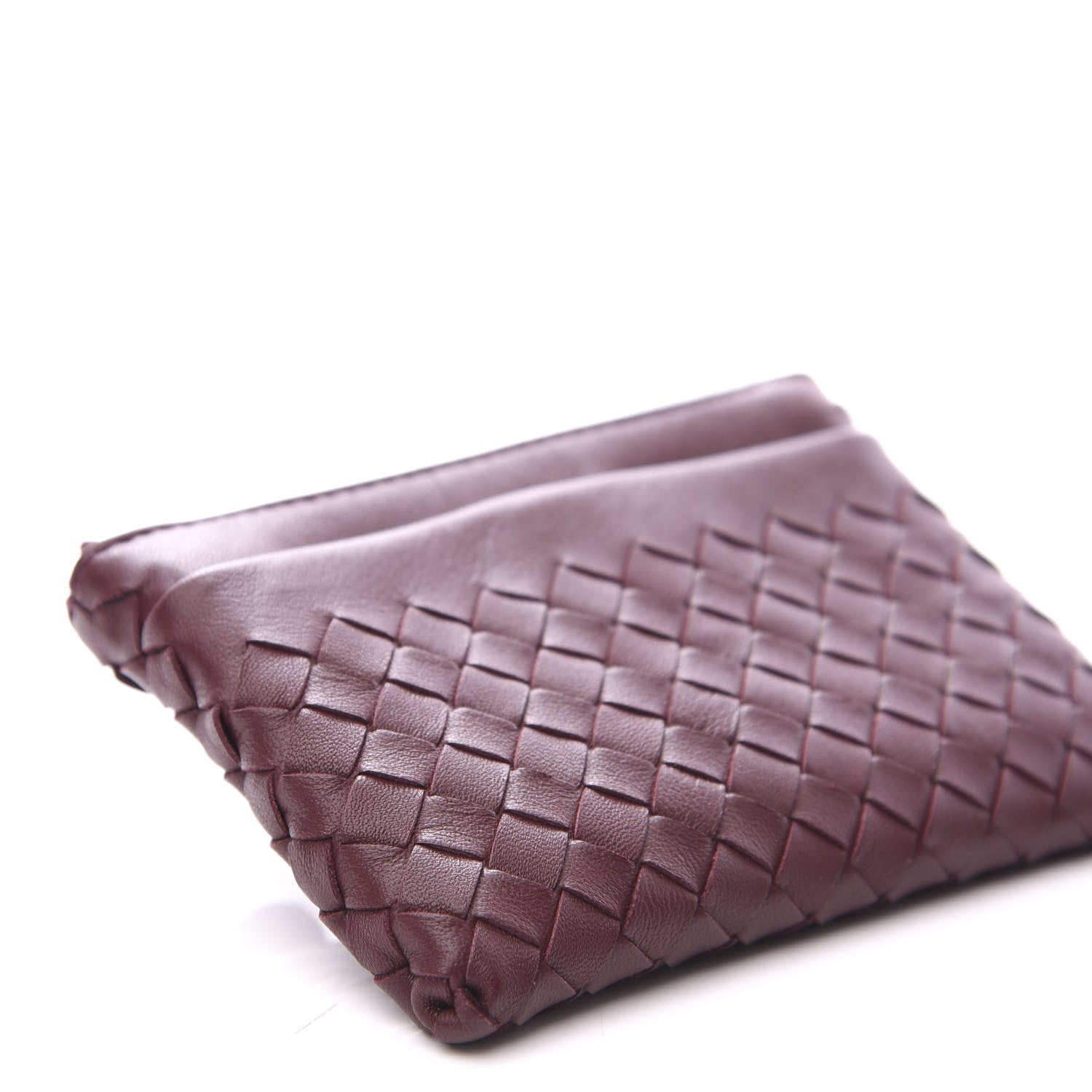 Bottega Veneta Nappa Intrecciato Key Holder Aubergine 7 of 10