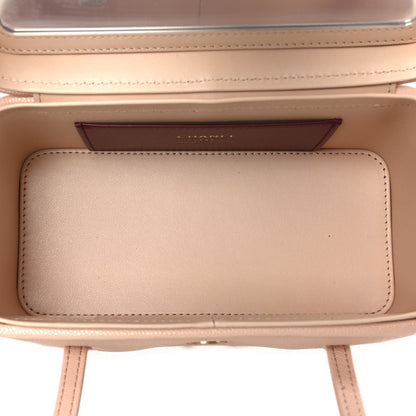 Chanel Shiny Caviar Preppy Coco Long Vanity With Strap Light Pink 5 of 12