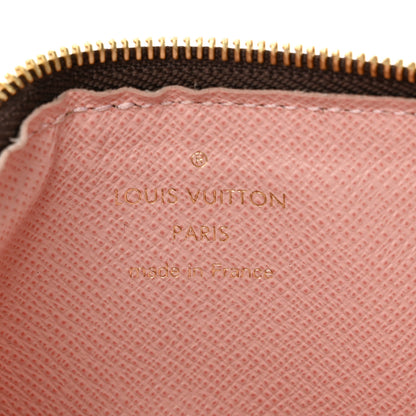 Louis Vuitton Damier Ebene Recto Verso Card Holder Rose Ballerine 6 of 11