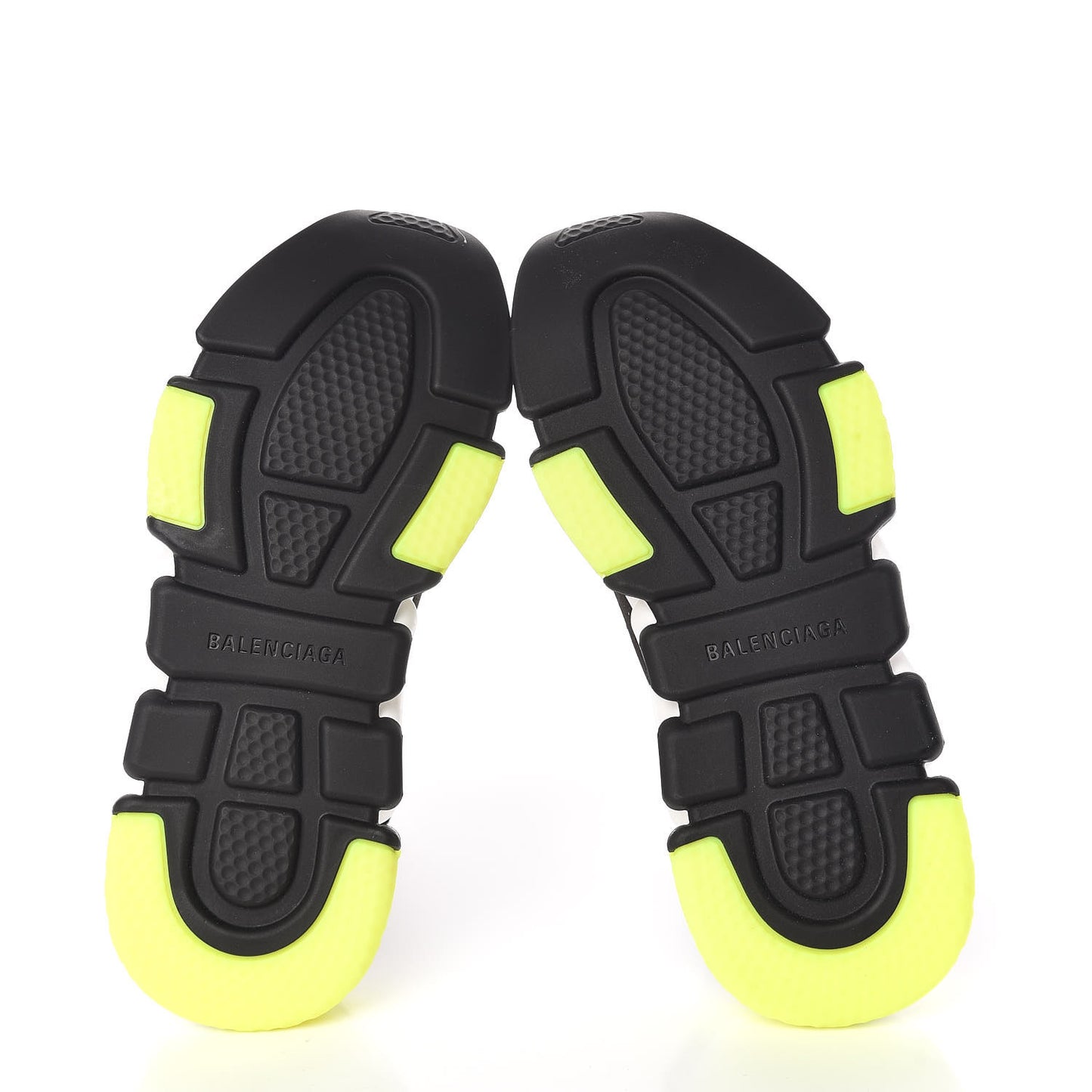 Neoprene Knit Womens Speed Cuffed Sneakers 39 Black White Yellow Fluo