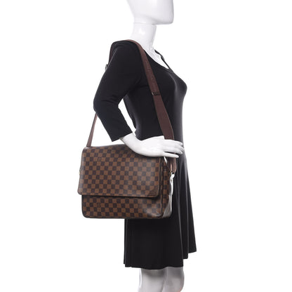 Louis Vuitton Damier Ebene Shelton MM 2 of 11