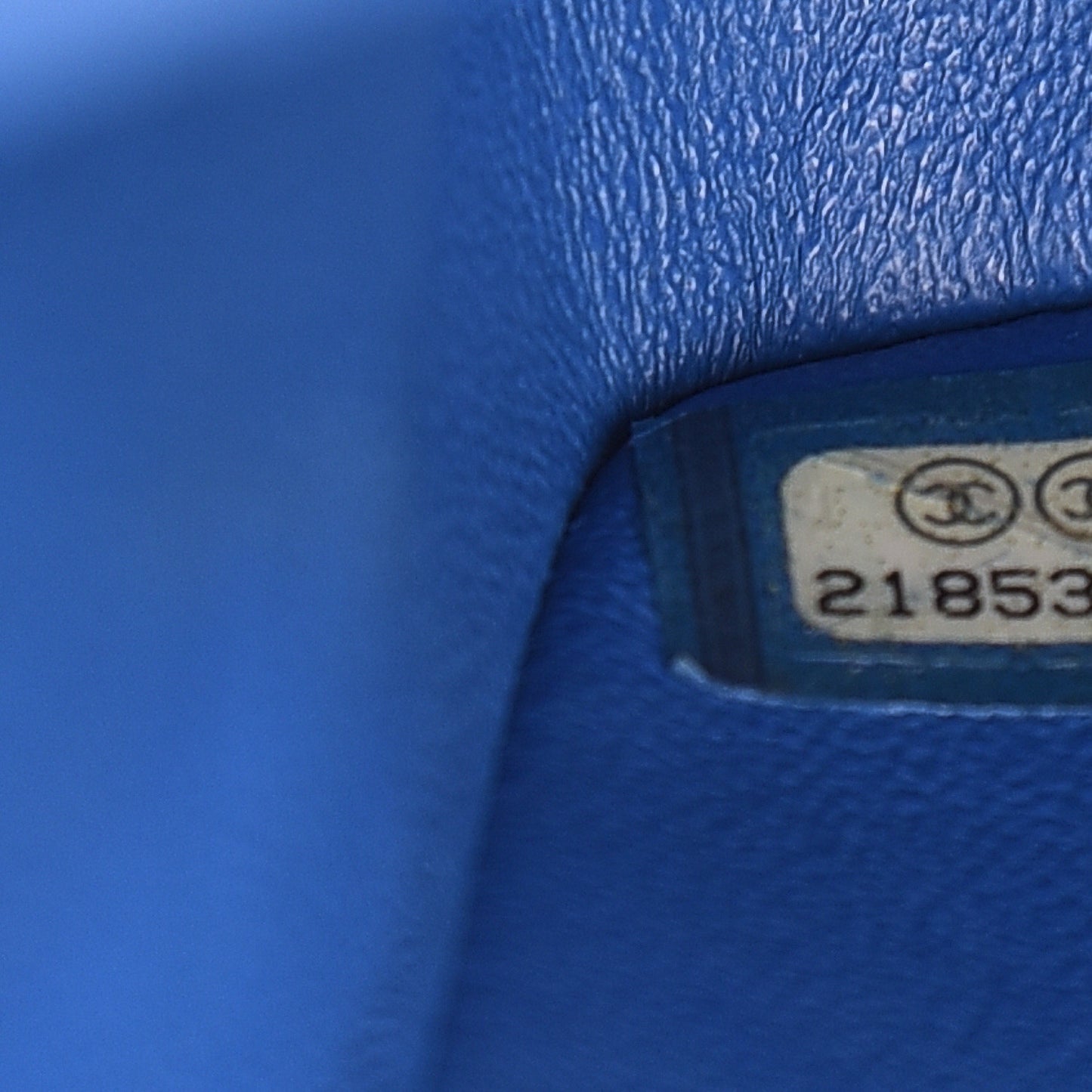 Lambskin Quilted Medium Double Flap Blue