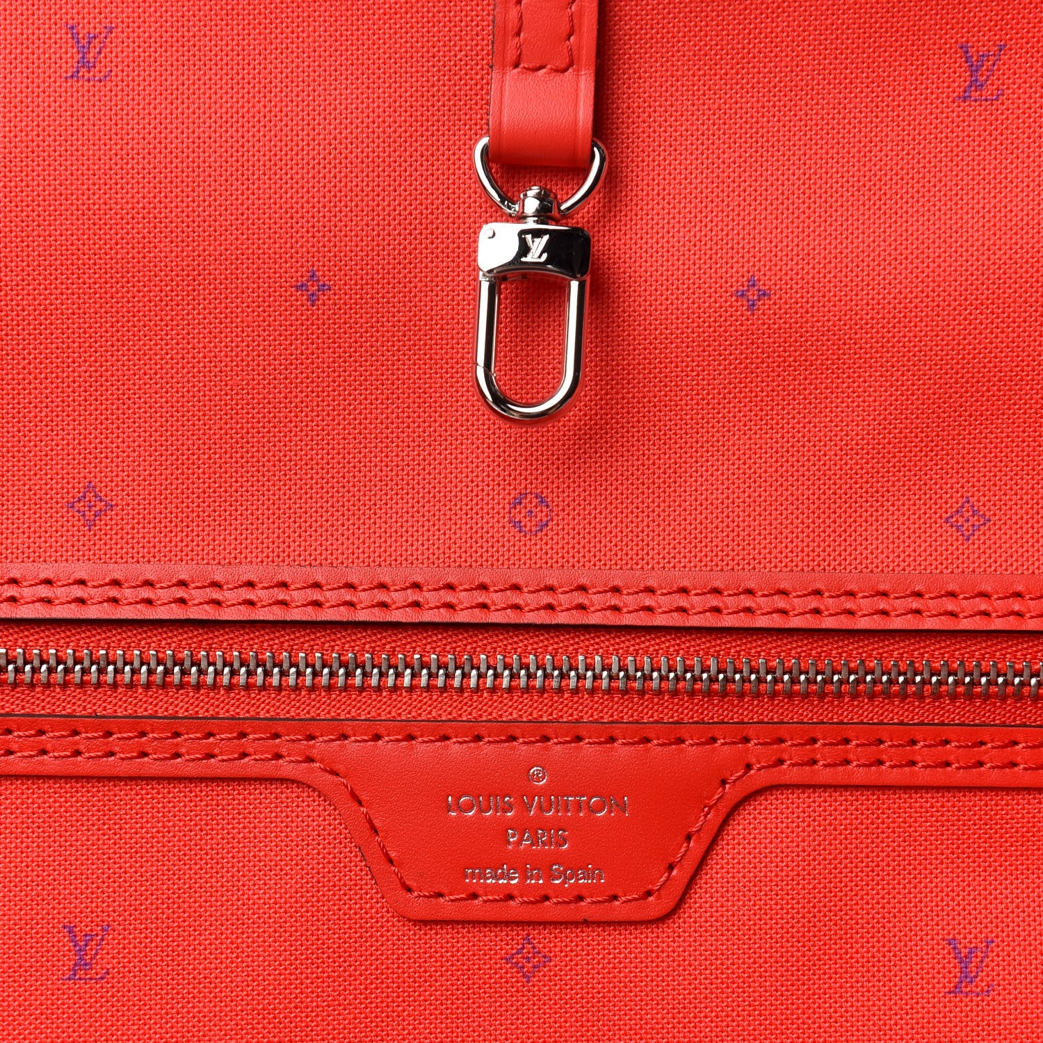 Louis Vuitton Monogram Escale Neverfull MM Rouge 7 of 9