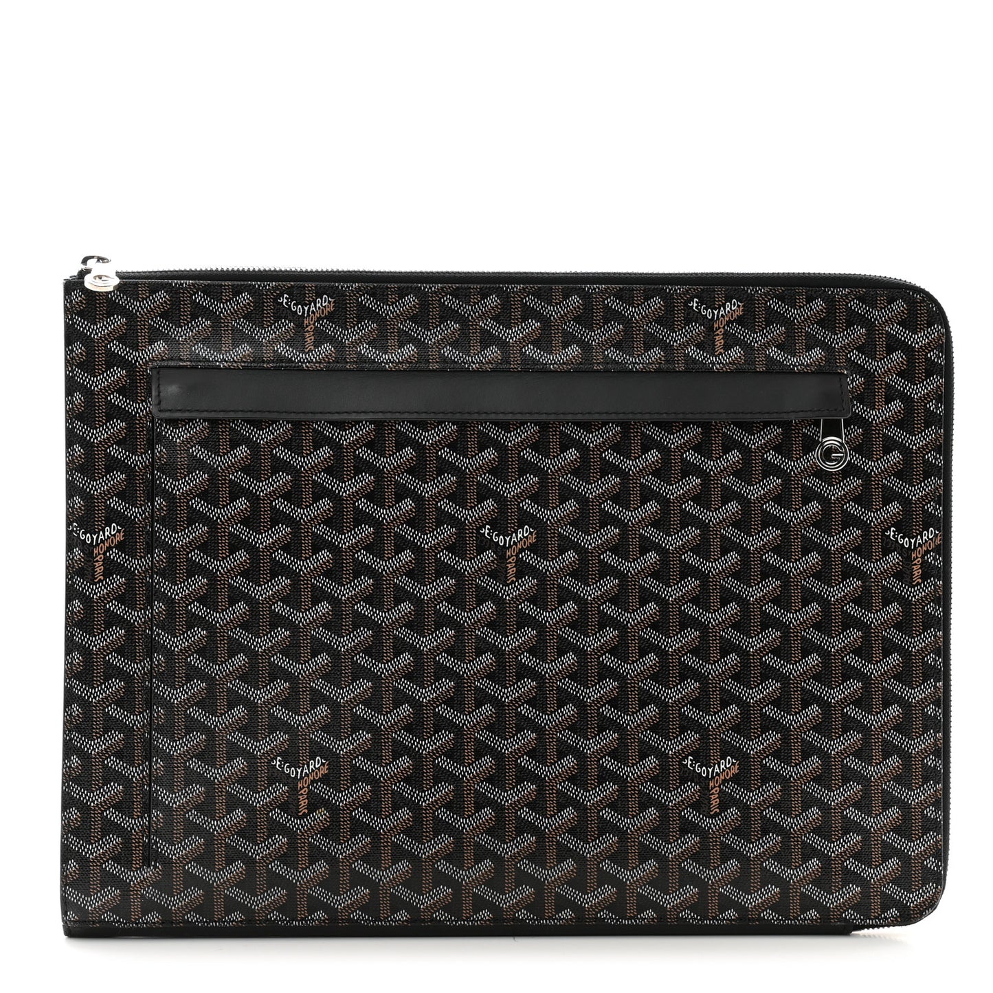 Goyardine Sorbonne Document Holder Black