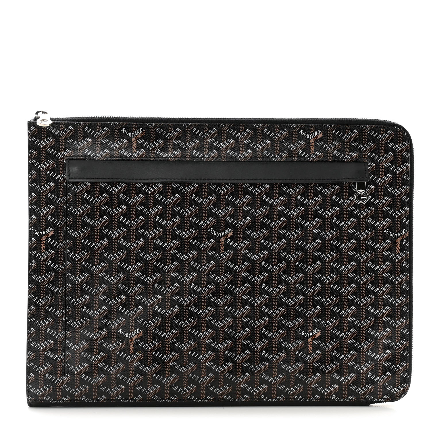 Goyard Goyardine Sorbonne Document Holder Black 1 of 8