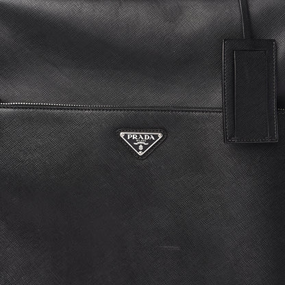 Prada Saffiano Travel Trolley Luggage Black 14 of 14