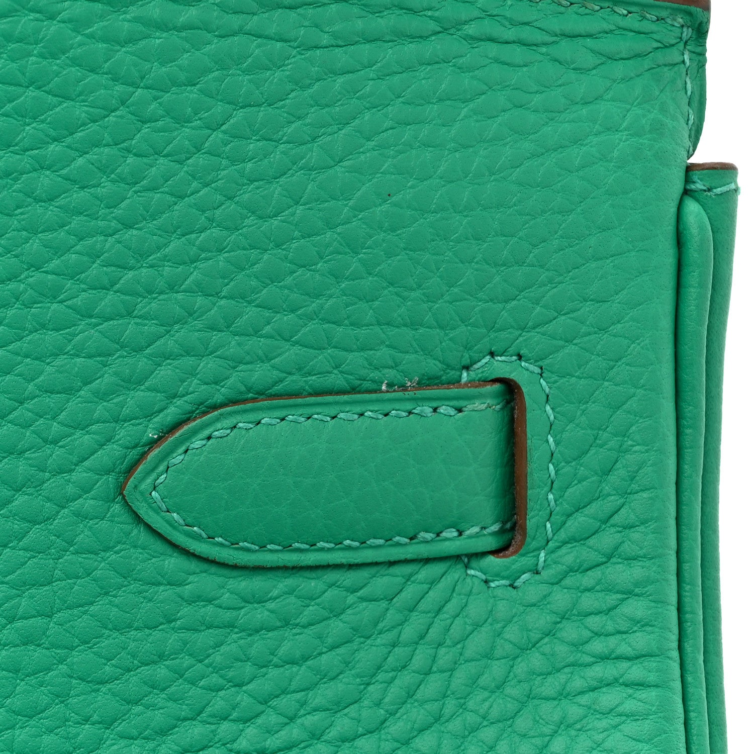Hermes Taurillon Clemence Birkin 40 Menthe 20 of 20