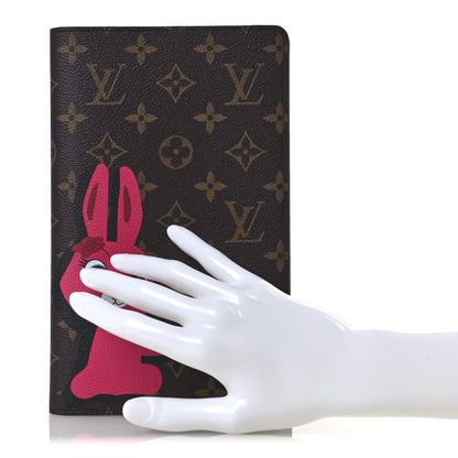Louis Vuitton LV X SY Monogram Rabbit Emily Notebook Cover MM Pink 2 of 7