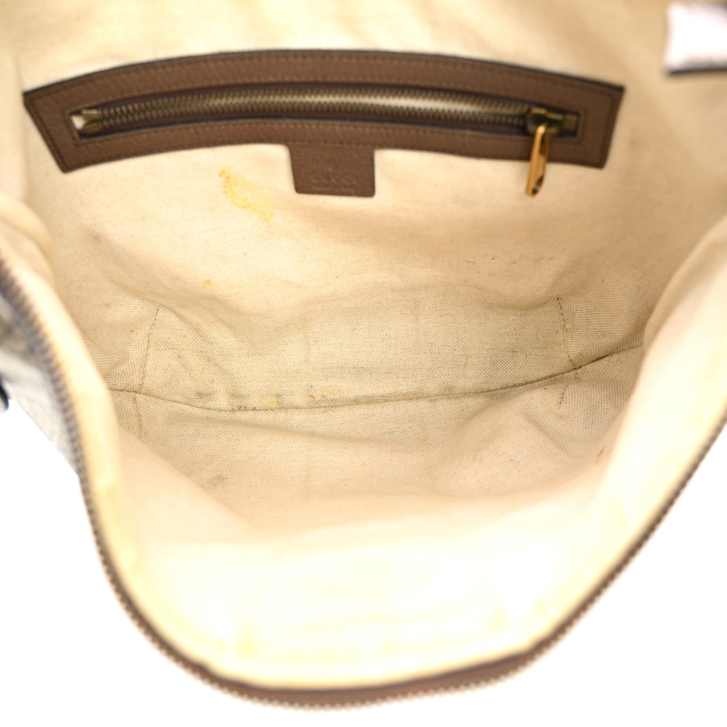 Gucci GG Supreme Monogram Web Small Ophidia Half Moon Hobo Brown 5 of 11