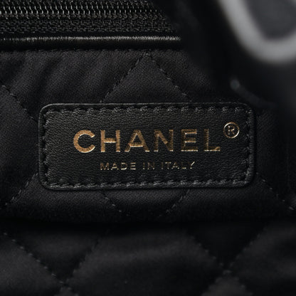 Chanel Shiny Calfskin Quilted Chanel 22 Backpack Black 5 of 9