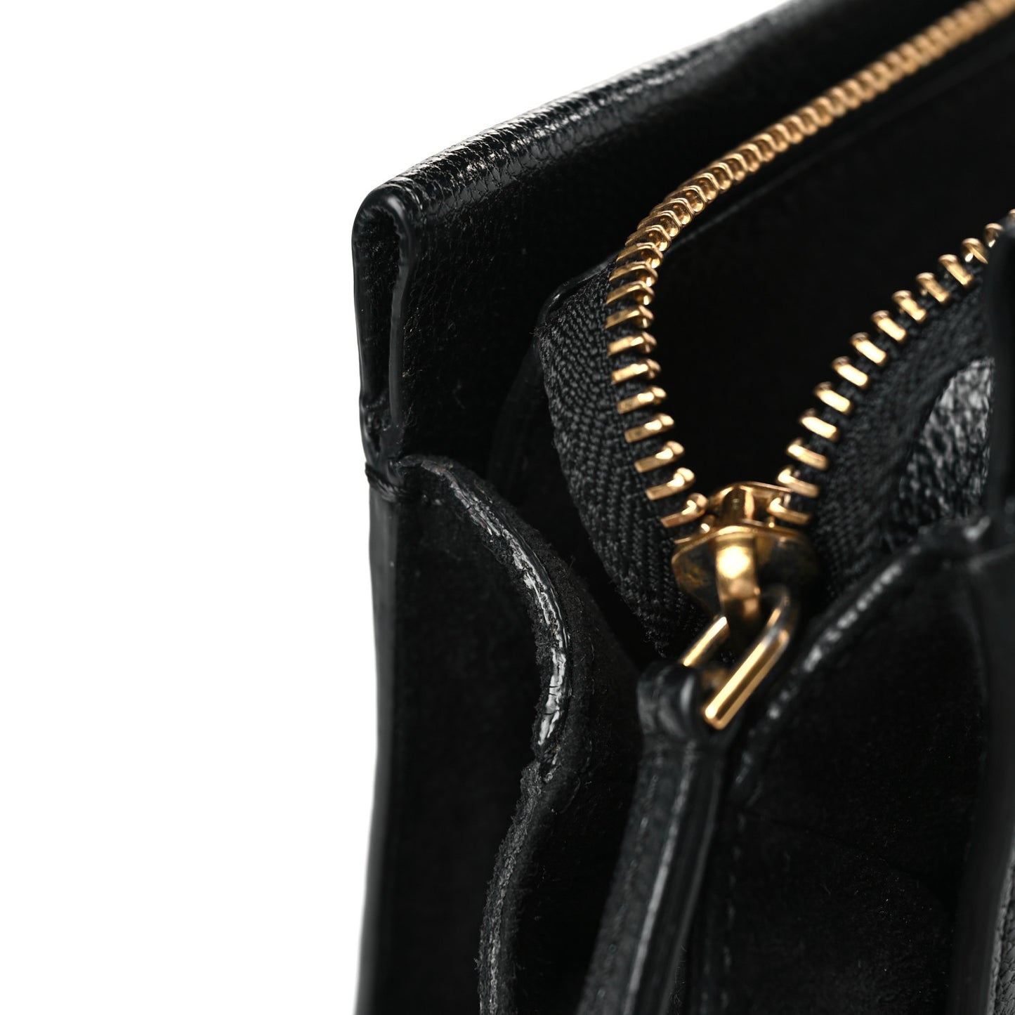 Goatskin Suede Cross 3 Crossbody Bag Black