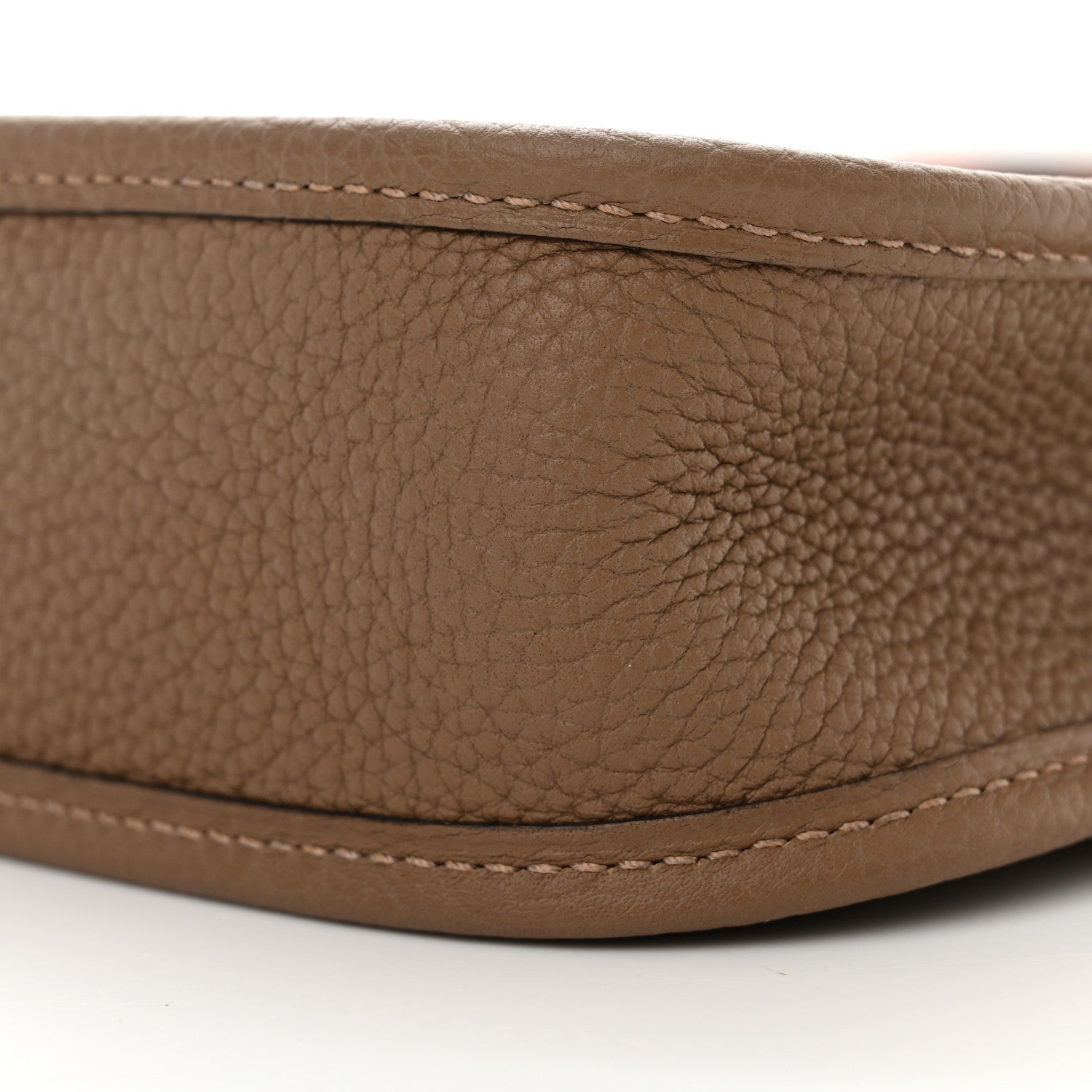 Hermes Taurillon Clemence Flipperball Sangle Evelyne TPM Beige De Weimar Noisette Cuivre Gold 10 of 10