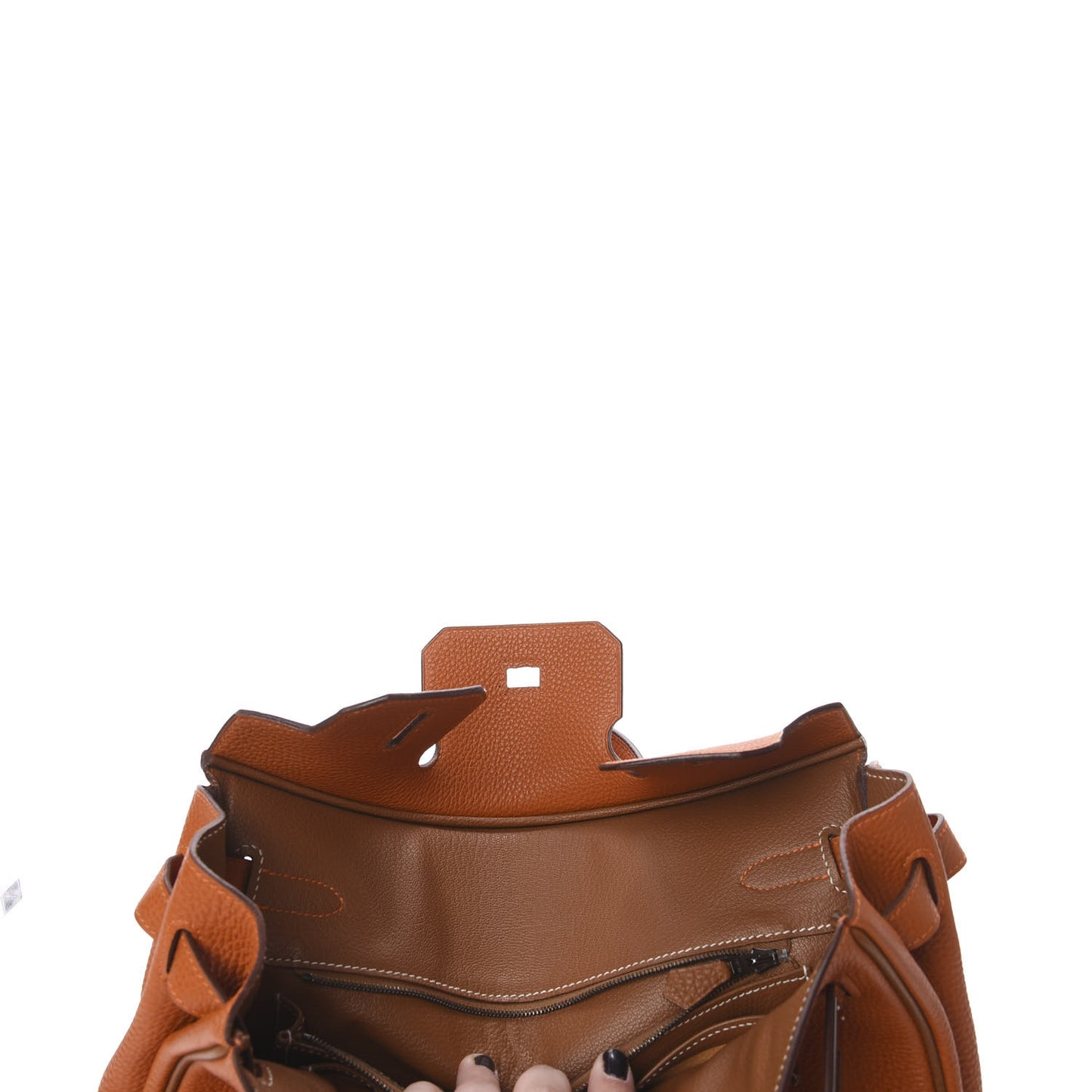 Togo Verso Birkin 30 Potiron Fauve
