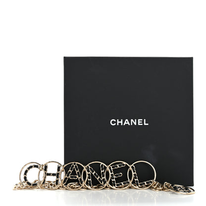 Chanel Metal Lambskin Chain Logo Belt 80 Gold 4 of 4