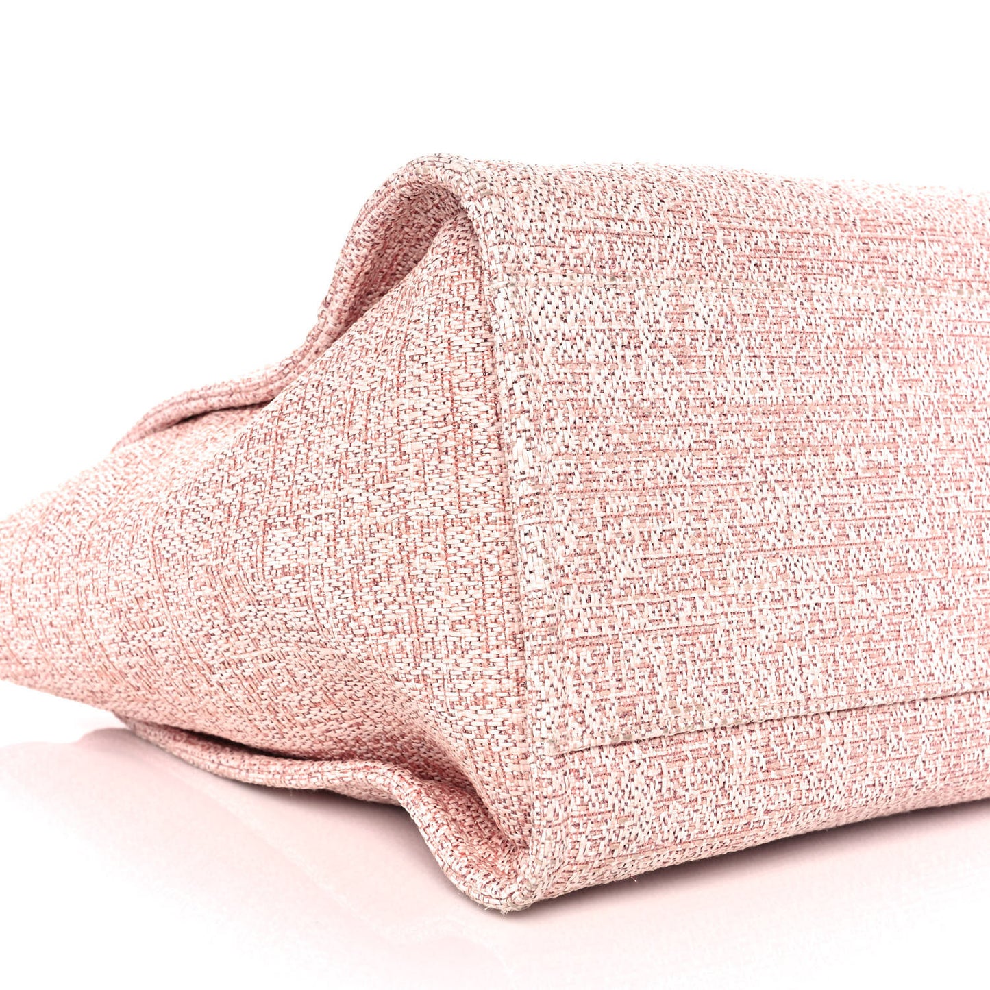 Lurex Boucle Deauville Medium Tote Pink