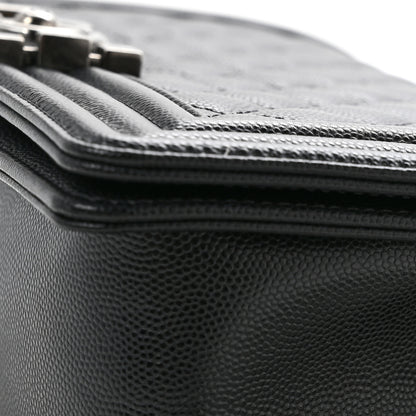 Chanel Caviar Quilted Medium Boy Flap Black 12 of 12