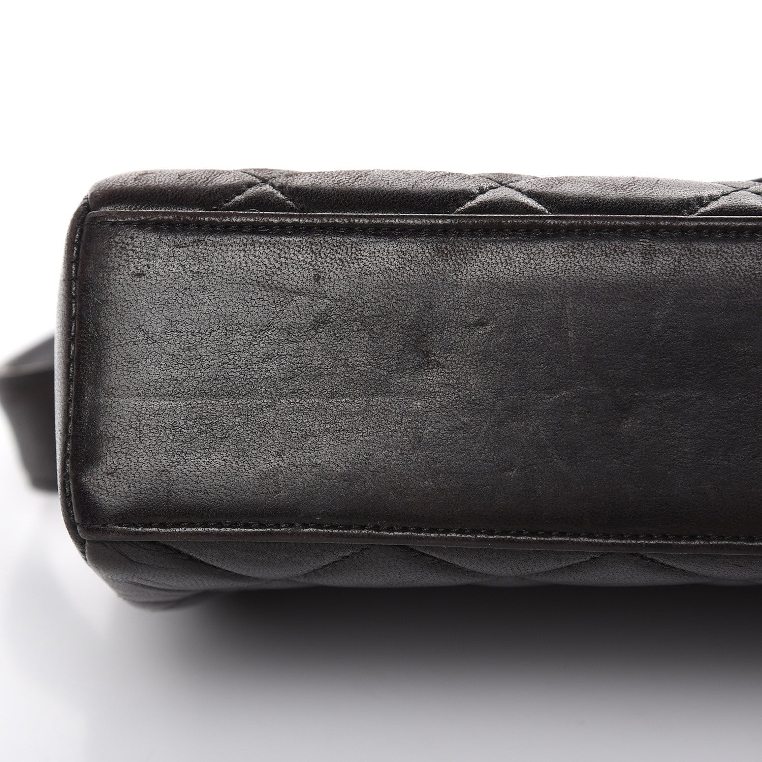 Chanel Lambskin Quilted East West Flap Black 11 of 22