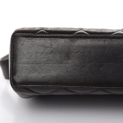 Chanel Lambskin Quilted East West Flap Black 11 of 22