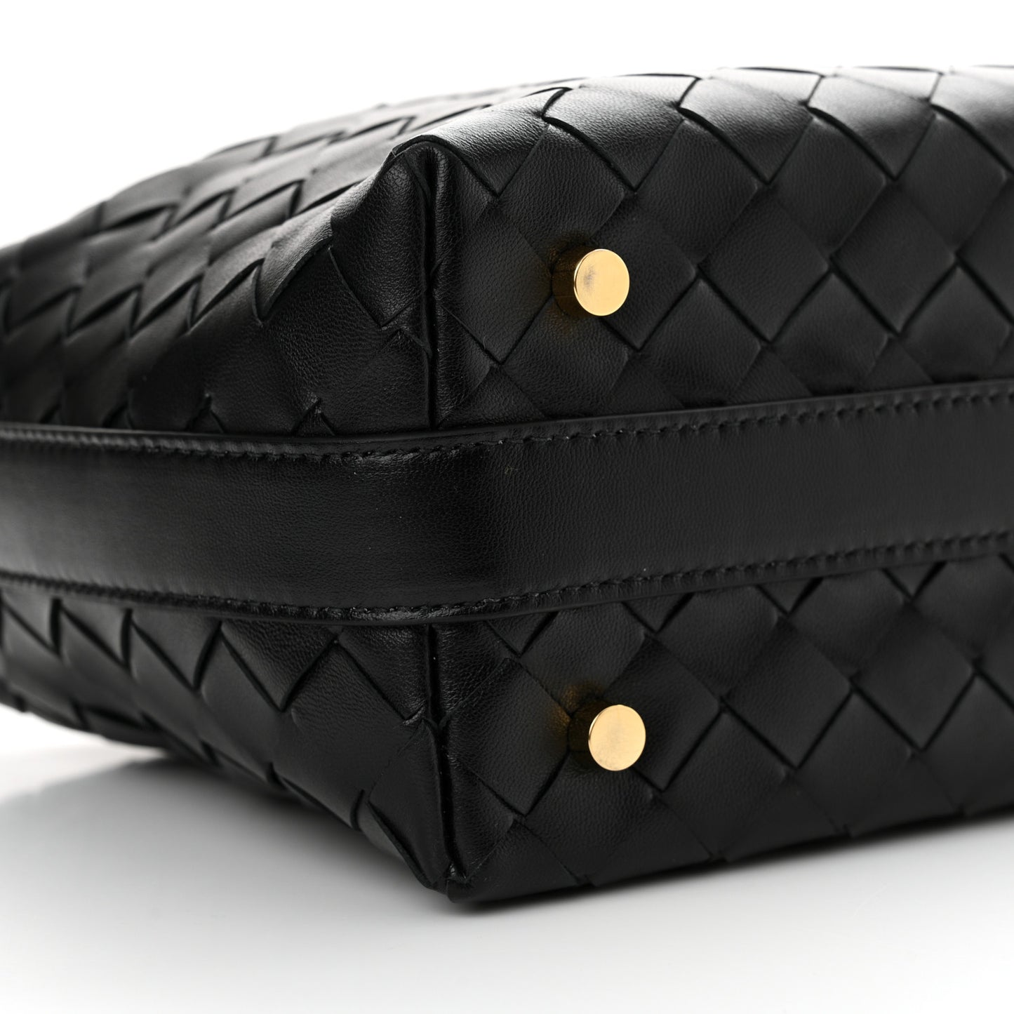 Calfskin Nappa Intrecciato Mini Wallace Black