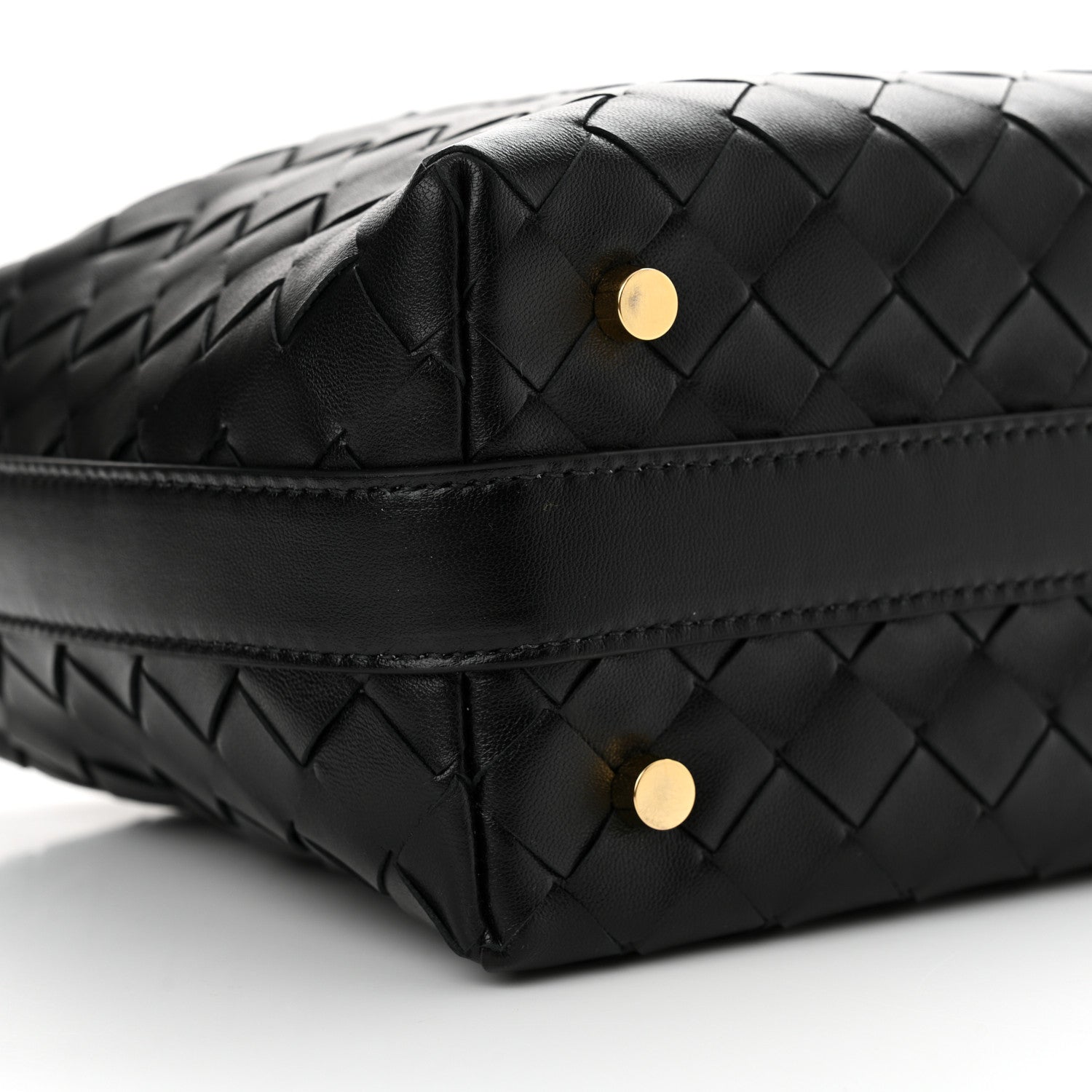 Bottega Veneta Calfskin Nappa Intrecciato Mini Wallace Black 9 of 13
