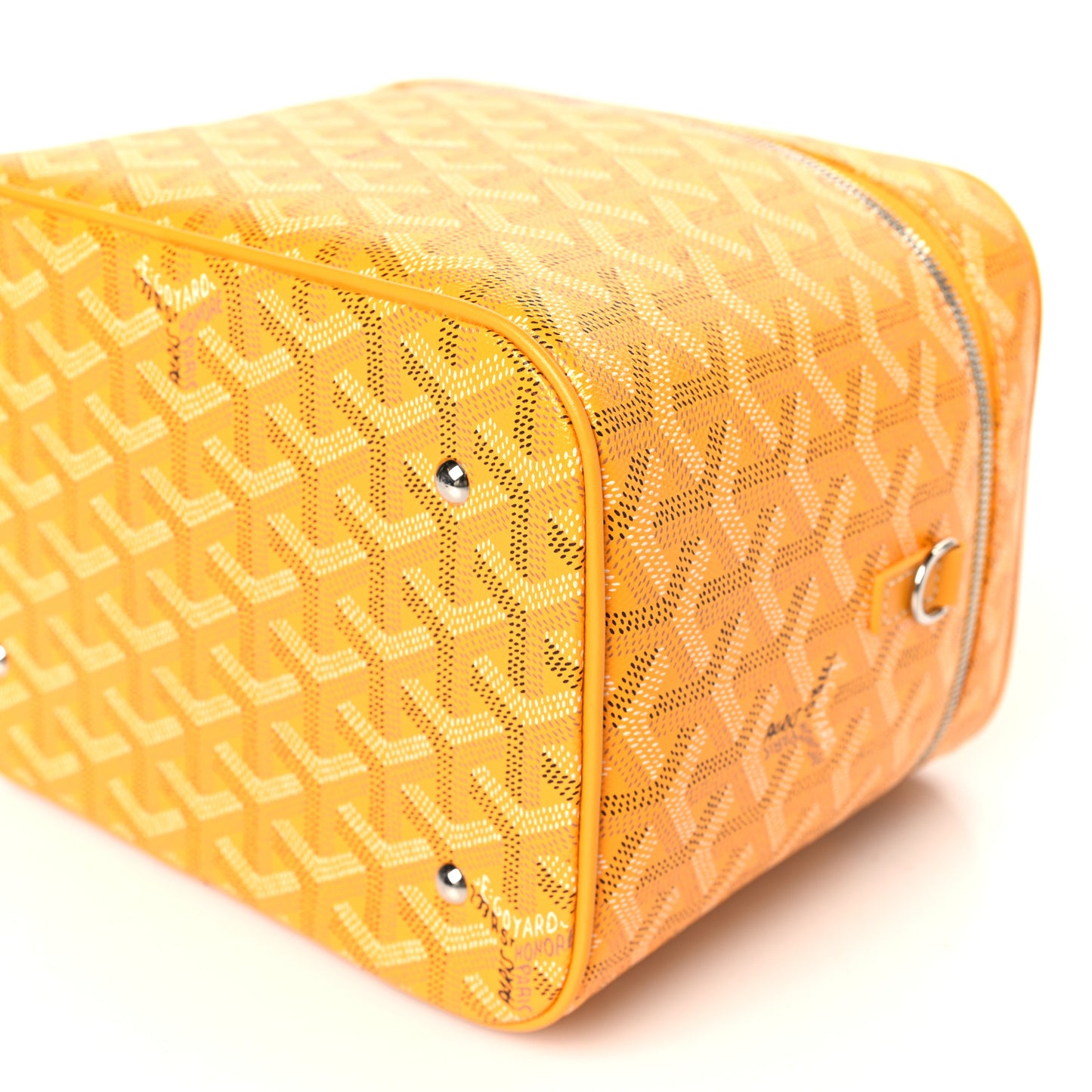 Goyardine Muse Vanity Case Yellow