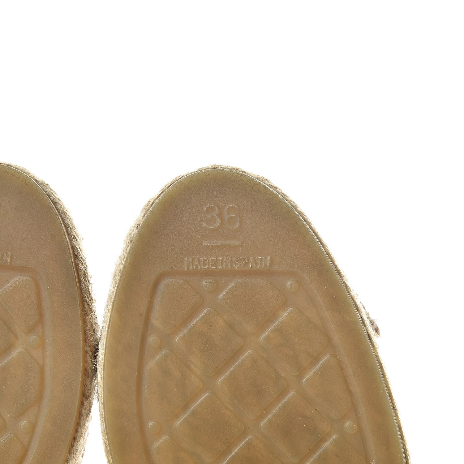 Chanel Mesh Grosgrain CC Espadrilles 36 Pink 6 of 10