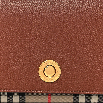 Burberry Calfskin Vintage Check New Hampshire Bag Archive Beige Tan 7 of 9