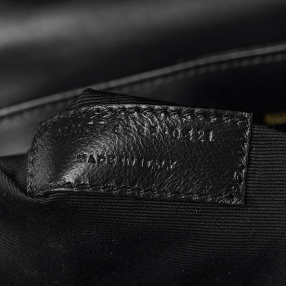 Saint Laurent Calfskin Y Quilted Monogram Large Loulou Chain Satchel Black 8 of 11