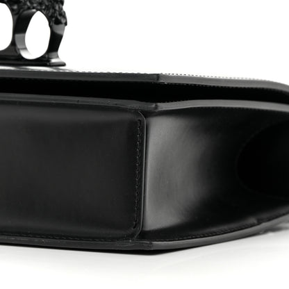 Alexander McQueen Calfskin Knuckle Shoulder Bag Black 8 of 11