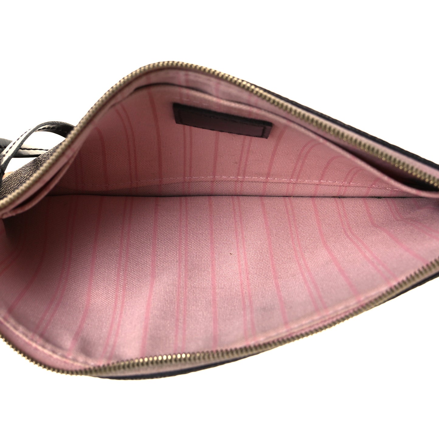 Damier Ebene Neverfull MM GM Pochette Rose Ballerine