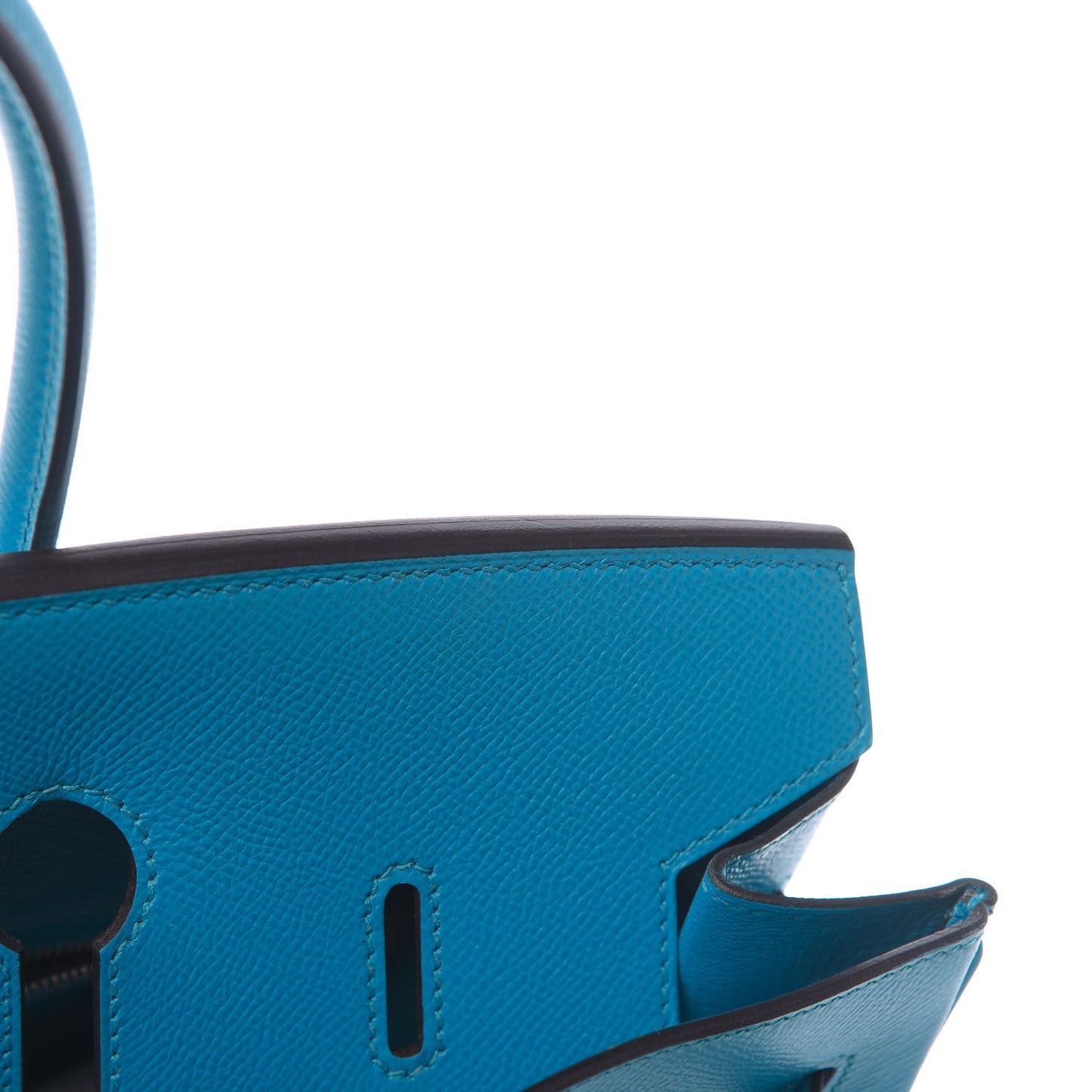 Epsom Birkin 35 Bleu Zanzibar